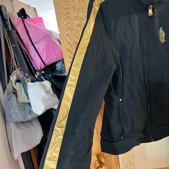 RALP LAUREN BLACK AND GOLD JACKET… SIZE LARGE… WOMENS - Picture 8 of 8